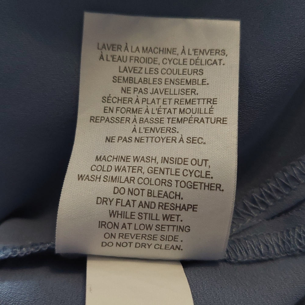Penningtons Blue & Muted Mauve Choose Happiness Sleeveless Top 3X - Picture 13 of 13